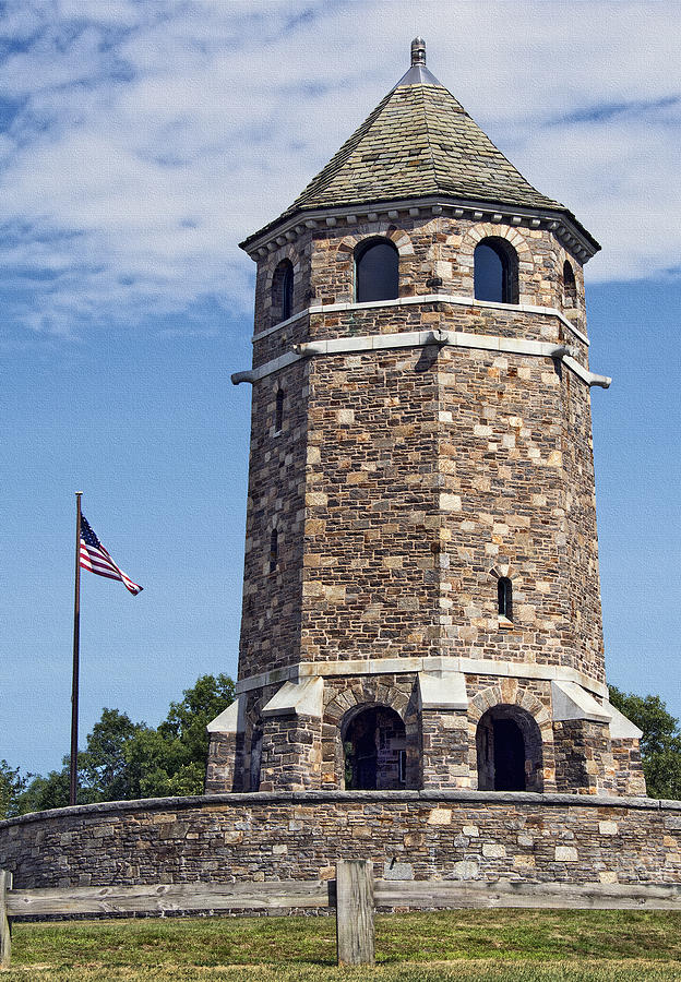 War Memorial Tower Vernon Connecticut Photograph by Phil Cardamone
