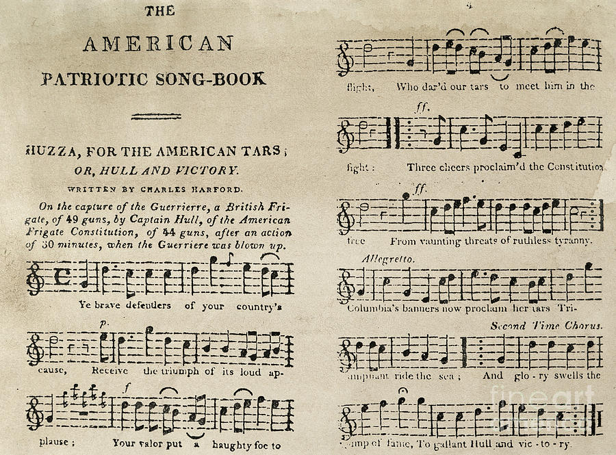 War Of 1812: Songbook Photograph by Granger