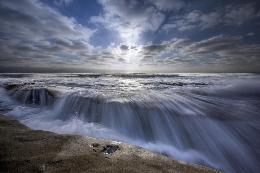 San Diego Photograph - War of the Tides by Jason Bates