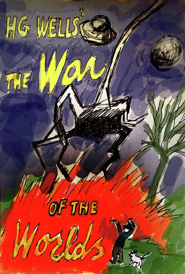 War of the Worlds Poster  Drawing by Paul Sutcliffe