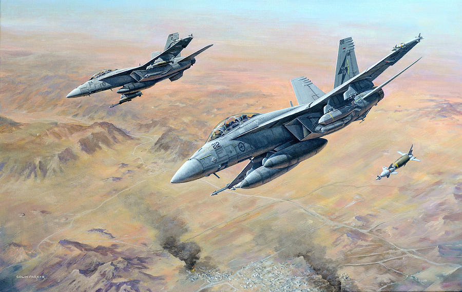 War on Terror Painting by Colin Parker