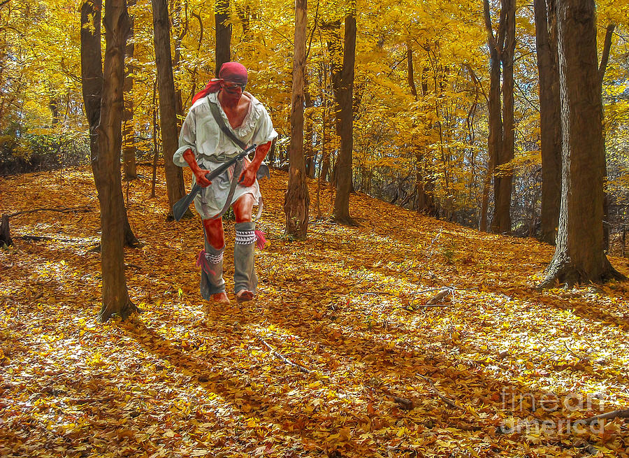 War Path Fall 1777 Digital Art by Randy Steele