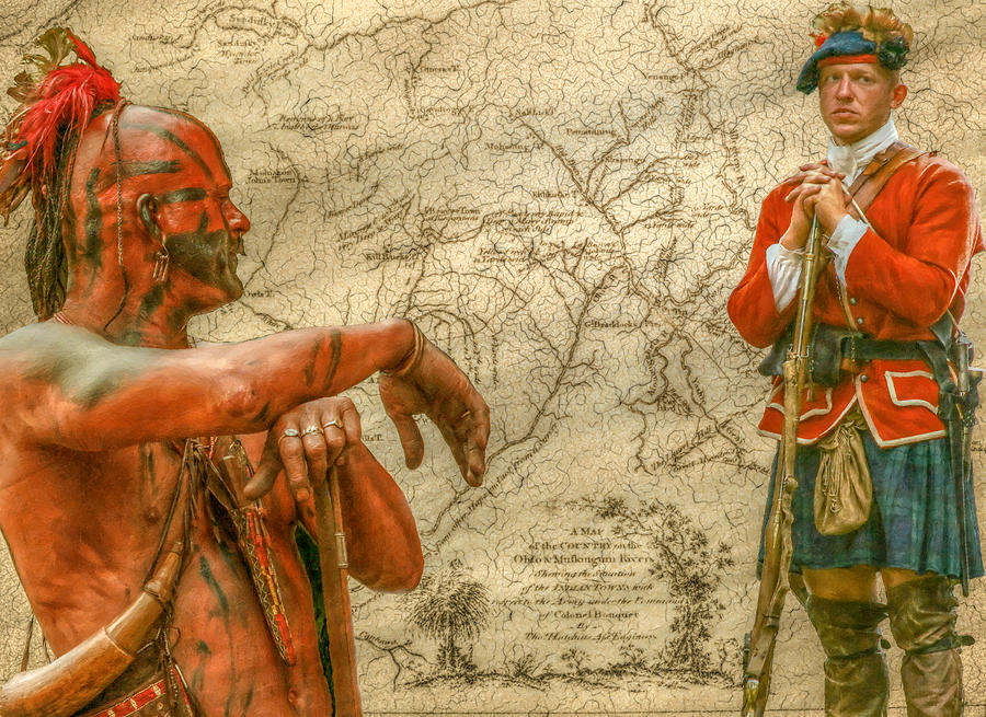 War Paths French and Indian War Digital Art by Randy Steele