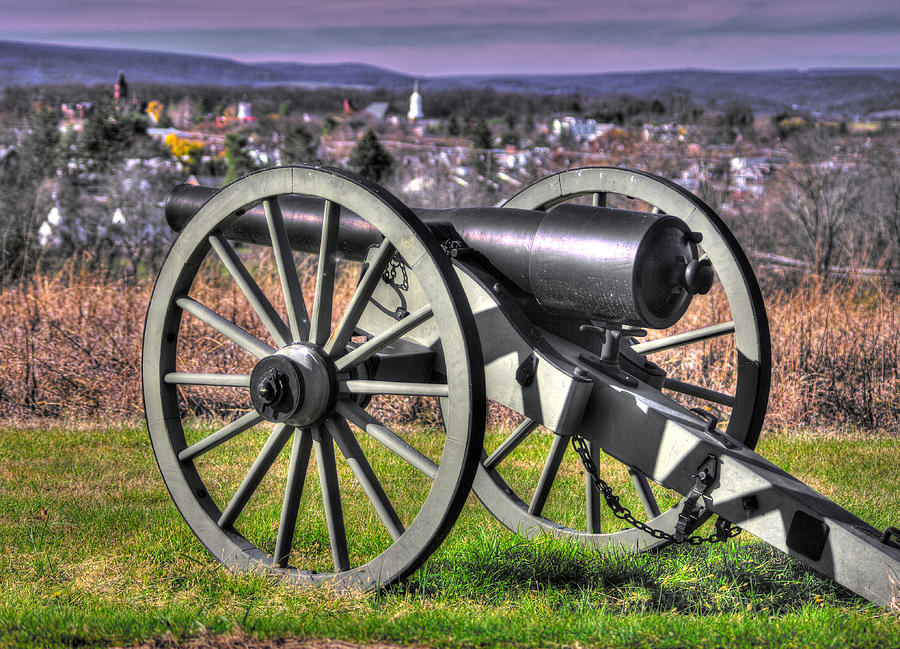 War Thunder - Investing the Town - Rockbridge, Va Artillery on Benners Hill - Gettysburg Photograph by Michael Mazaika