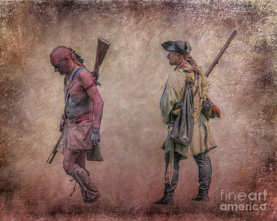 War Trail French and Indian War Digital Art by Randy Steele