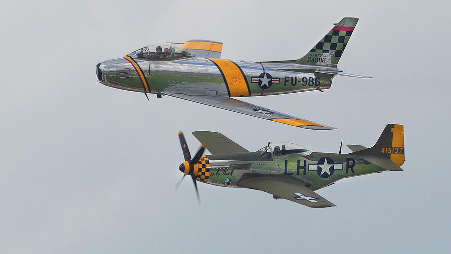 Warbirds Heritage F-86 Sabre and P-51 Mustang by Bruce Beck