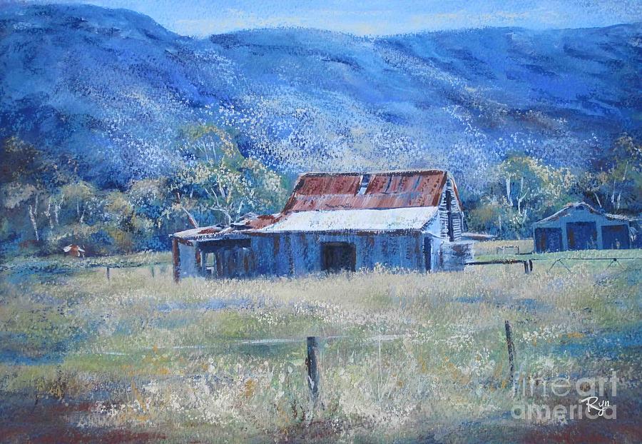 Warby Hut Painting by Ryn Shell