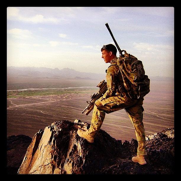 Afghanistan Photograph - Warfighter in Afghanistan by Cody Barnhart