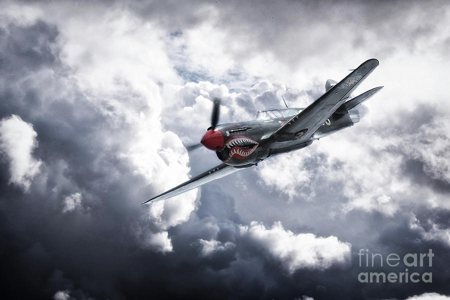 P40 Warhawk Digital Art - Warhawk Attack by Airpower Art