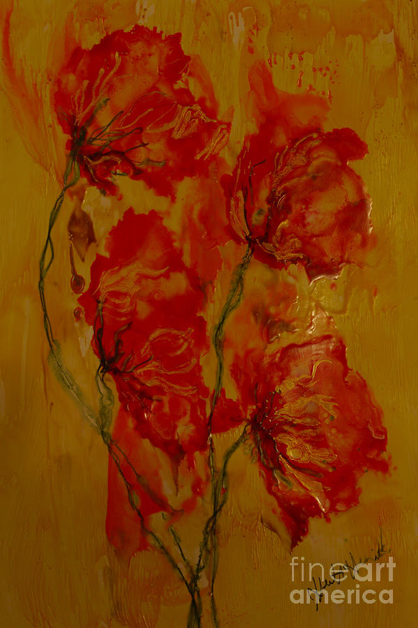 Warm Color Healing Painting by Heather Hennick