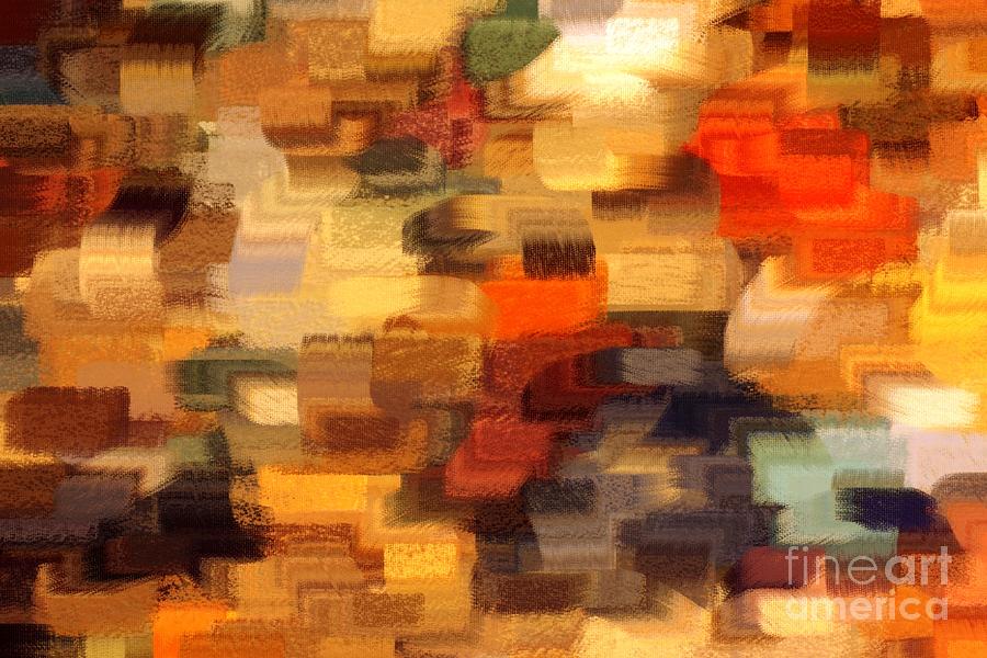 Warm Colors Abstract Photograph by Carol Groenen