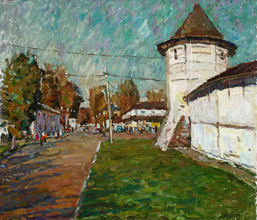 Warm September in Yuryev Polsky Painting by Juliya Zhukova