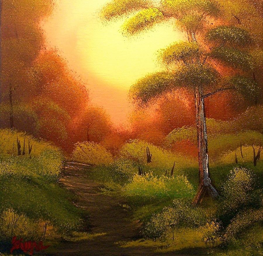 Warm Summer Morn Painting by Dina Sierra - Fine Art America