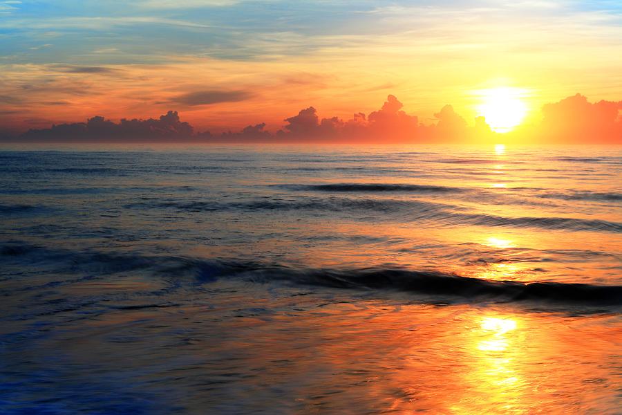 Warm Summer morning along the Florida Beaches Photograph by Carol Montoya