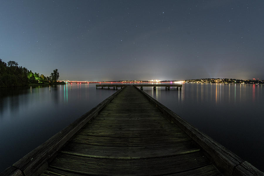 Warm Summer Nights on Lake Washington Photograph by Matt McDonald