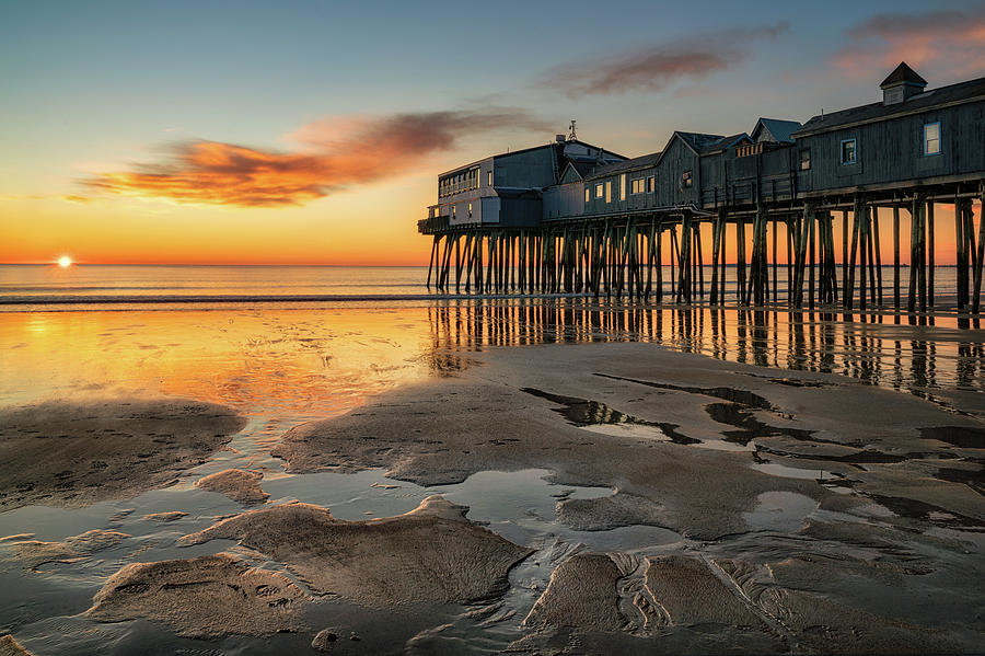 Warm Sun Cold Beach Photograph by Darylann Leonard Photography