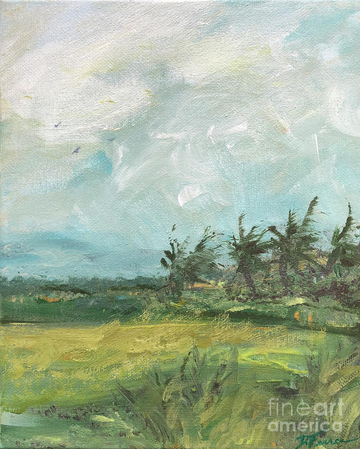 Warm Tropical Winds Painting by Deborah Ferree