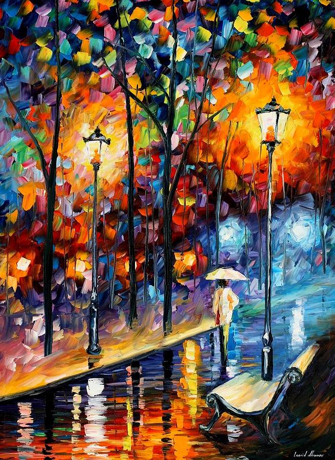 Warm Winter Painting by Leonid Afremov