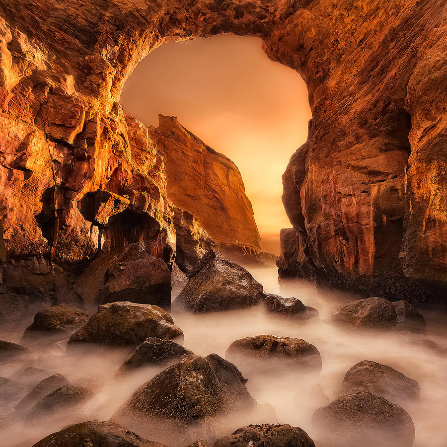 Landscape Photograph - Warmth In Stone by Miles Morgan