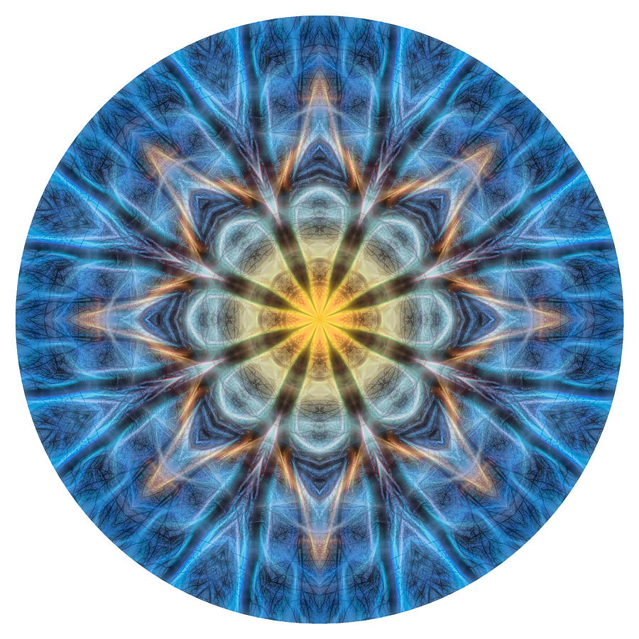 Warmth in the Cold Mandala Digital Art by Beth Sawickie