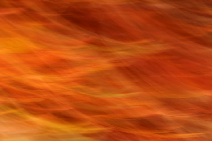 Abstract Photograph - Warmth of the Flame by Rachel Cohen