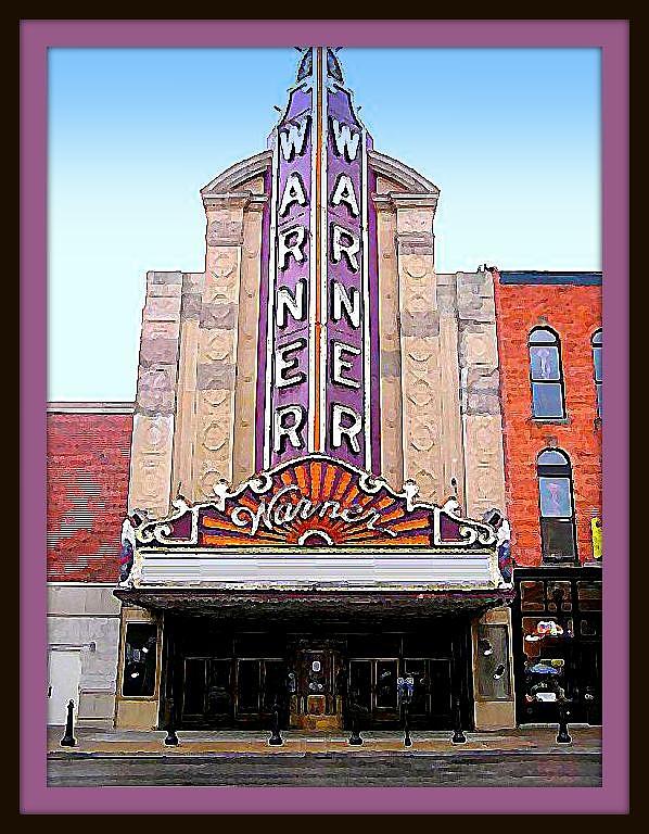 Warner Theatre, Erie Pa Mixed Media by Dwight GOSS