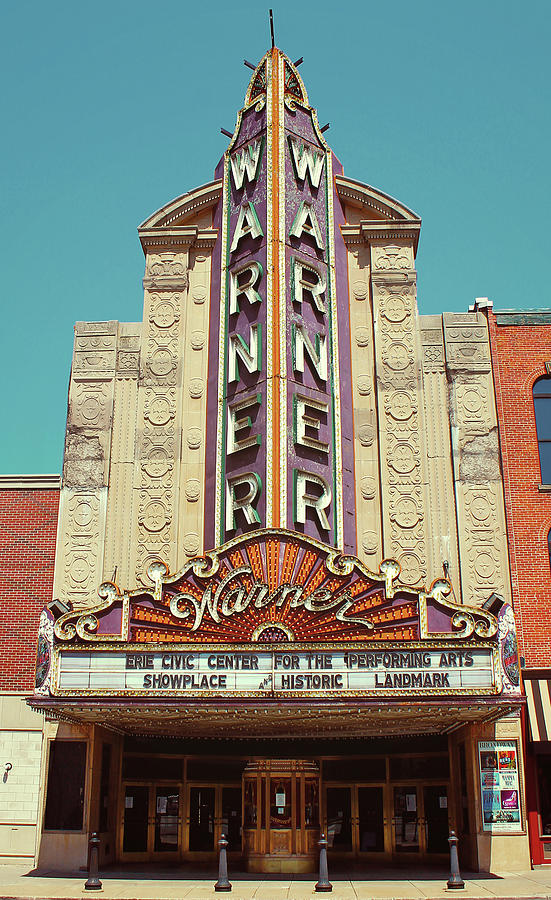 Warner Theatre, Erie, Pa Digital Art by Jim Zahniser