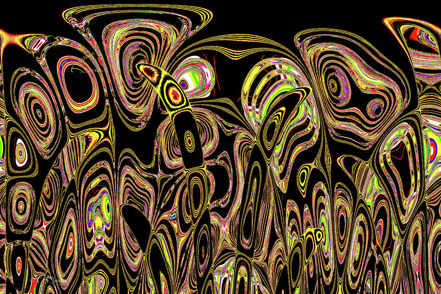 Warp Again Abstract Digital Art by Tom Janca