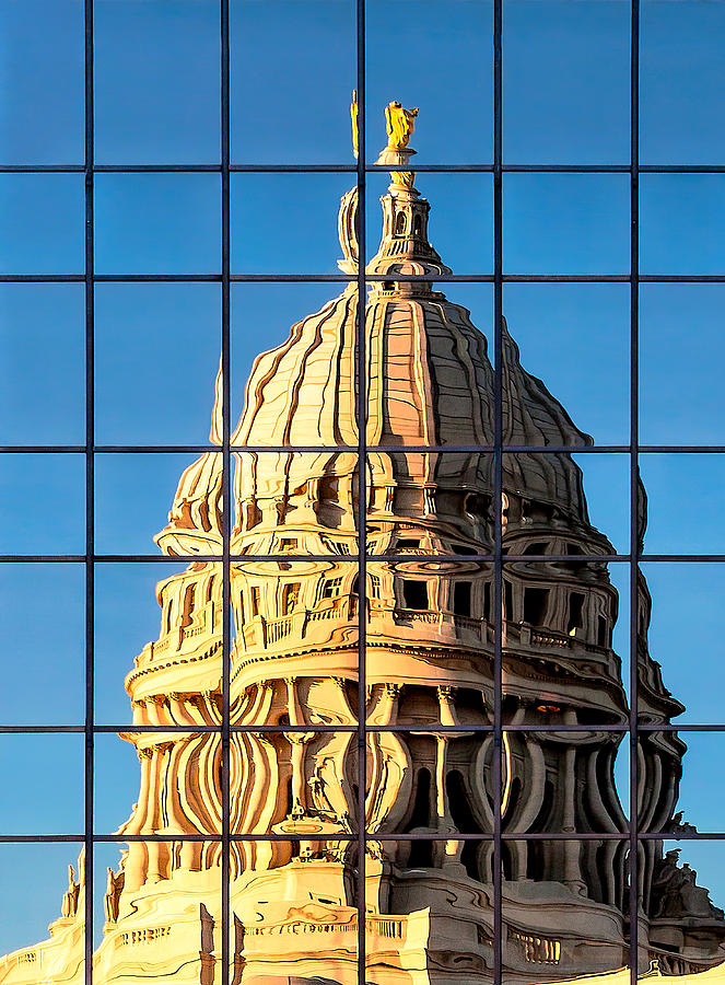 Warped Capitol Photograph by Todd Klassy