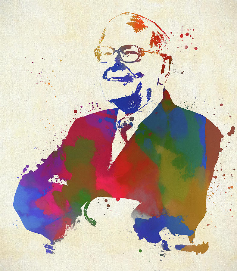 Warren Buffett Painting by Dan Sproul