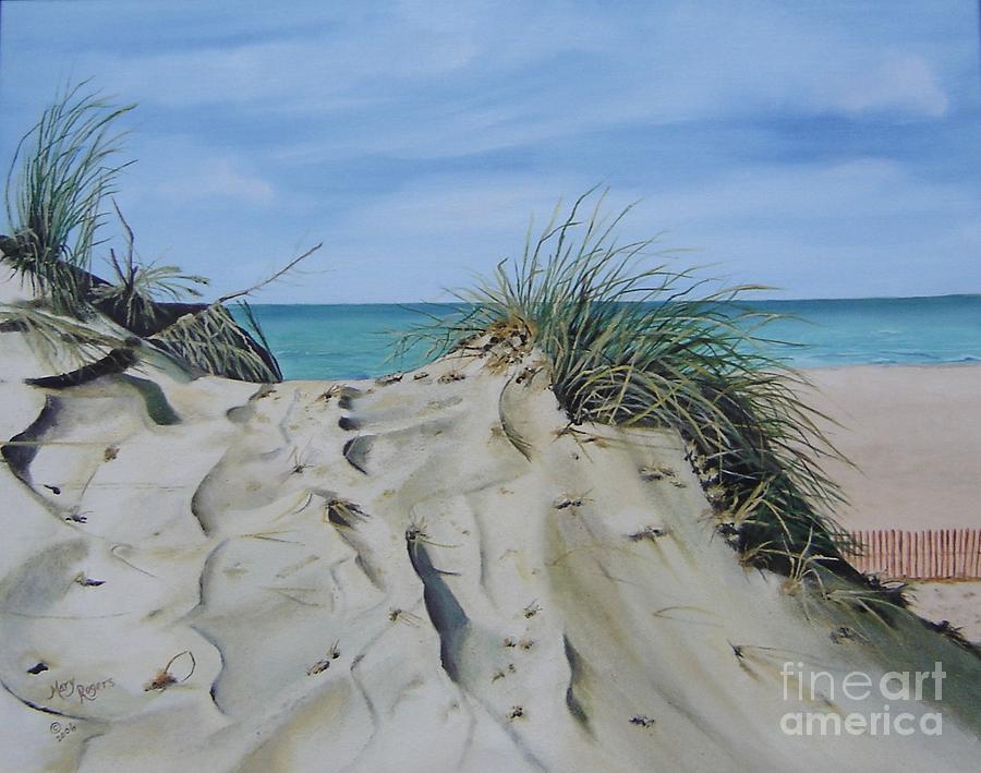 Warren Dunes Painting by Mary Rogers