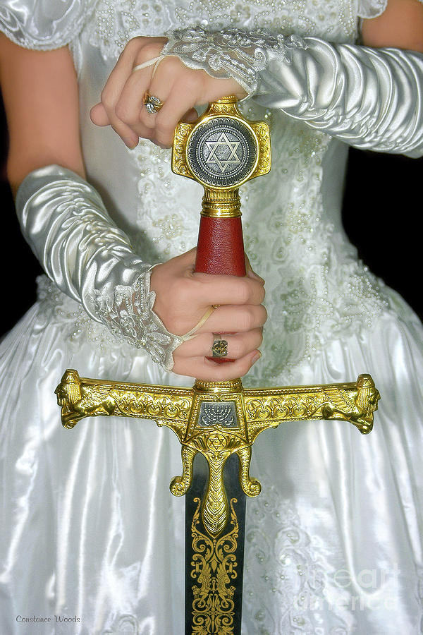 Bride Of Christ Photograph - Warrior Bride by Constance Woods