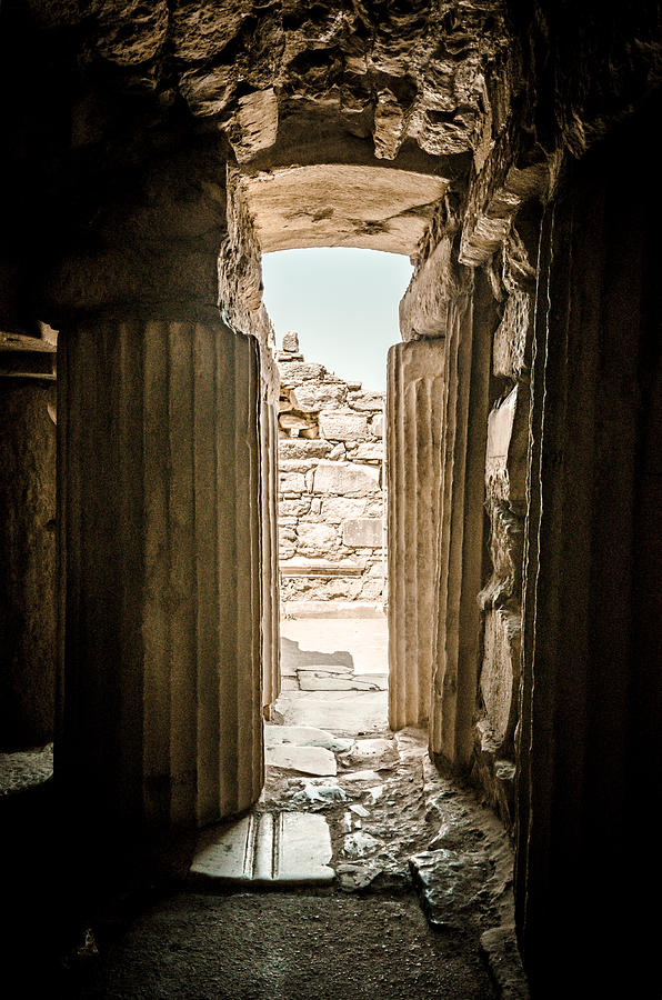Warrior Entrance to the Ephesus Theatre Photograph by Anthony Doudt