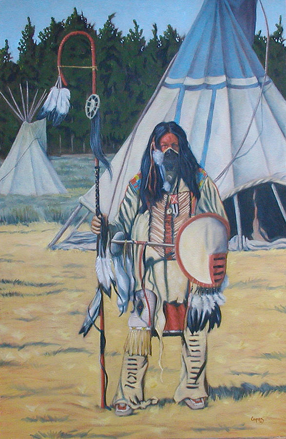 Warrior Painting by Todd Cooper