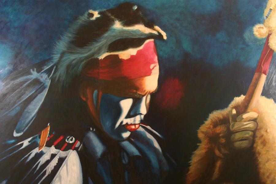 Warrior With Lance Painting by Keith Nolan - Fine Art America