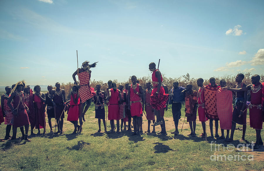 Warriors dance Photograph by Claudia M Photography