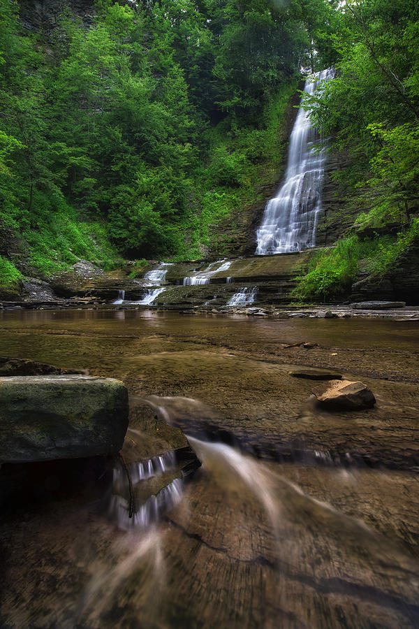 Nature Photograph - Warsaw Falls 2 by Mark Papke