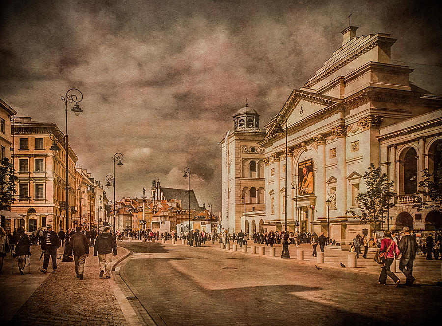 Warsaw, Poland - Krakowskie Przedmiescie Photograph by Mark Forte