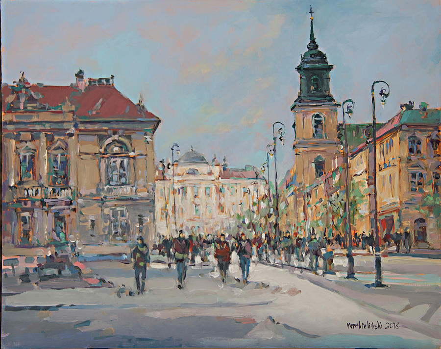 Warsaw Poland Painting By Piotr Rembielinski Fine Art America   Warsaw Poland Piotr Rembielinski 