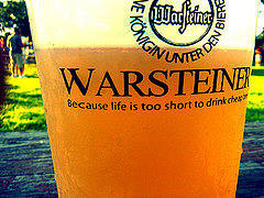 Beer Photograph - Warsteiner by Brynn Ditsche