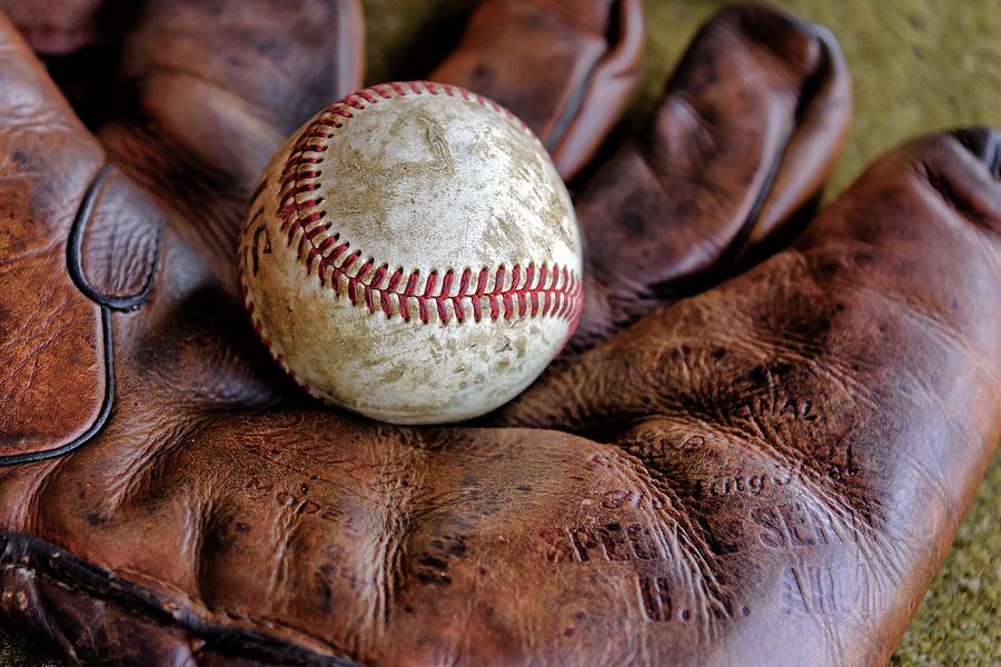 Wartime Baseball Photograph by Chris Buff