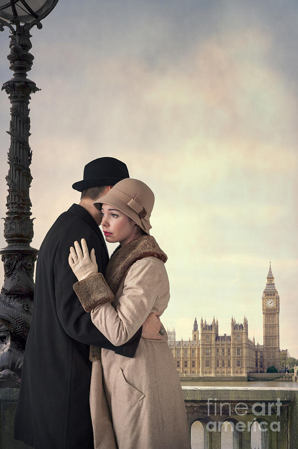 Wartime Couple London England  Photograph by Lee Avison