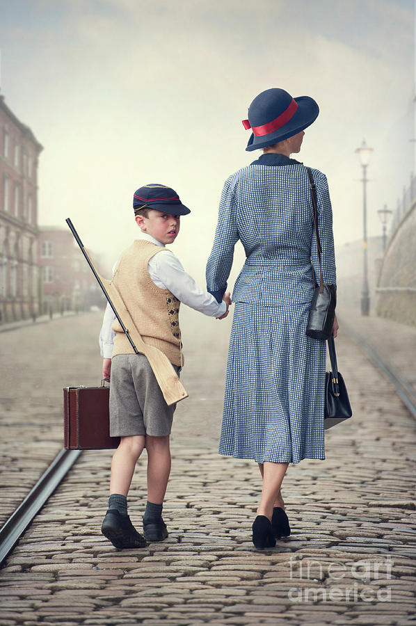 Wartime Mother And Son Photograph by Lee Avison
