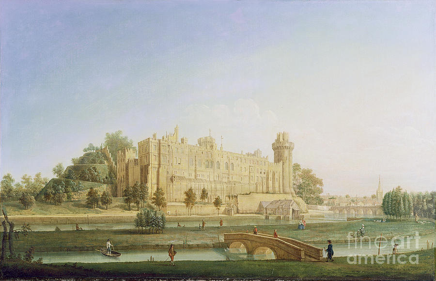Castle Painting - Warwick Castle by Francis Harding