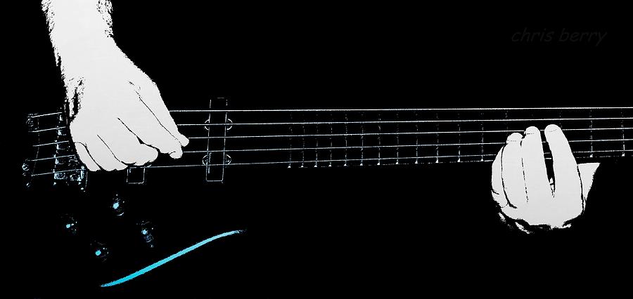 Music Photograph - Warwick Five String Bass by Chris Berry