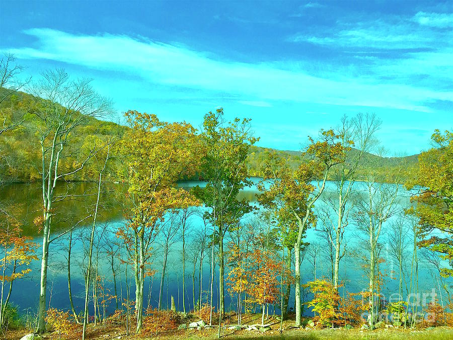 Warwick New York Beautiful Wilderness  Painting by Saundra Myles