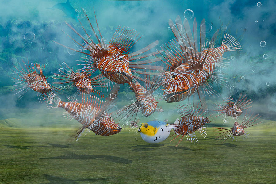 Fish Digital Art - Was It Something I Said by Betsy Knapp
