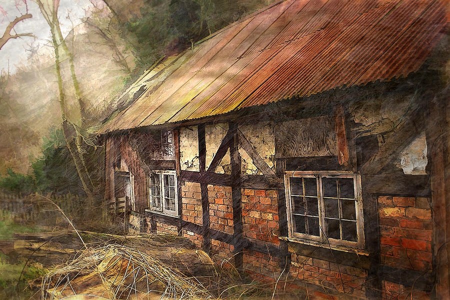 Cottage Photograph - Was once a Beauty ....... by Richie Dean