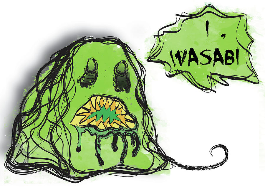 Wasabi Monster Digital Art By Mone Ehlers