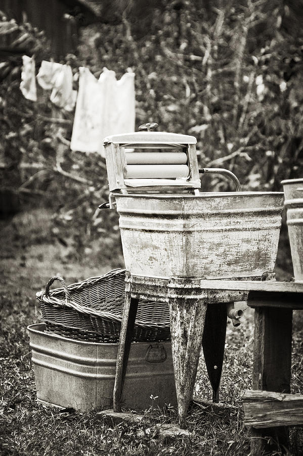 Black And White Photograph - Wash Day 2 by Patrick Lynch